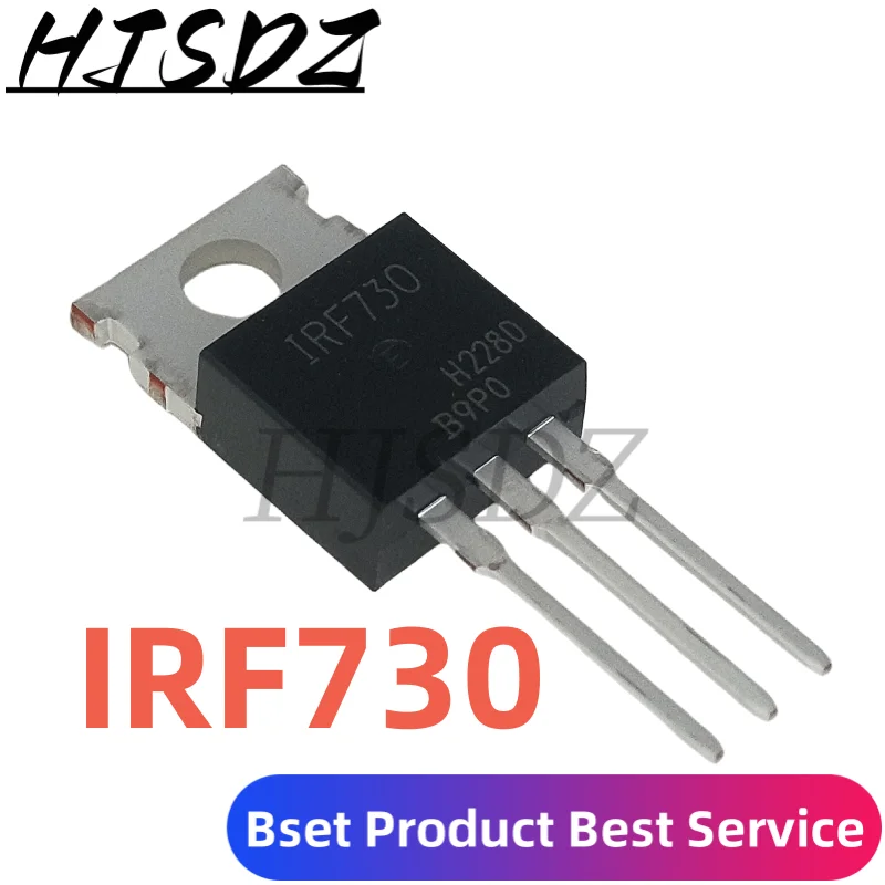 10 Piezas Nuevo Original TO-220 IRF730PBF TO220 MOSFET n-chan 400V 5,5 Amp