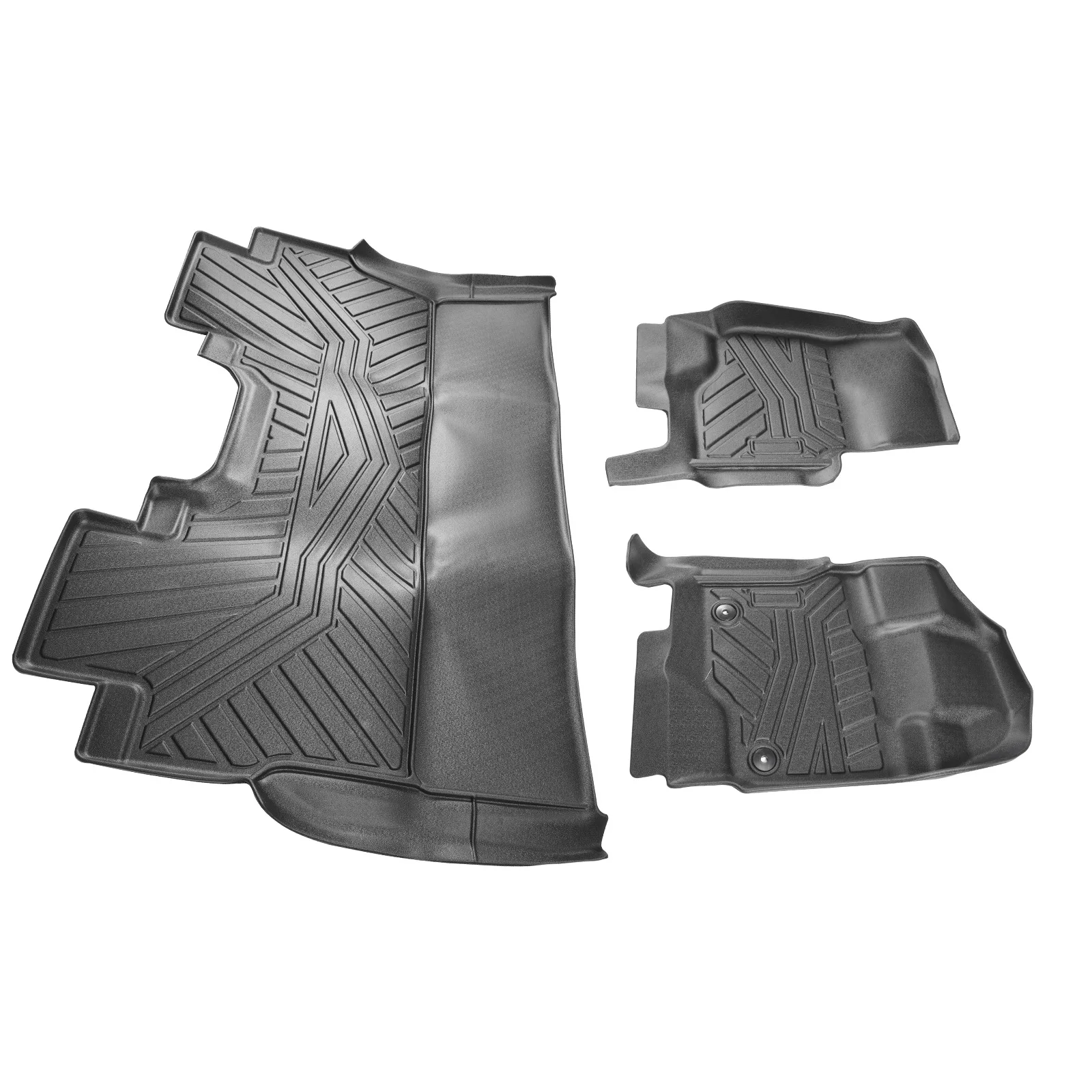 

TPE Floor Mat Liners for Ford F-150 Super Crew Cab All Weather Waterproof New