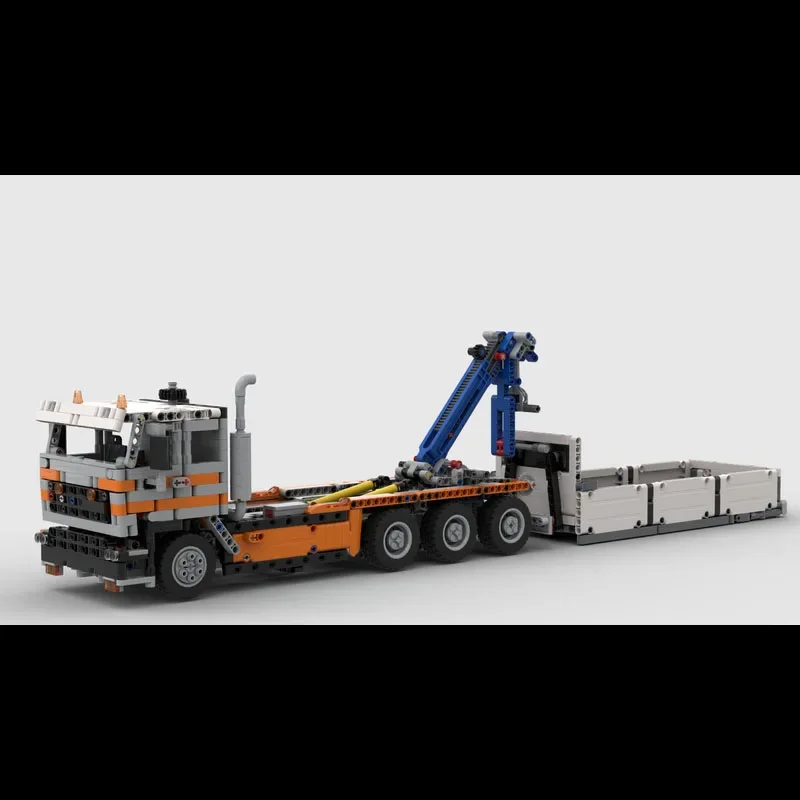 MOC-114100 Nuovo modello di blocco di gru da carico urbana con 1314 pezzi, regalo giocattolo per ragazzi e bambini per compleanno e Natale