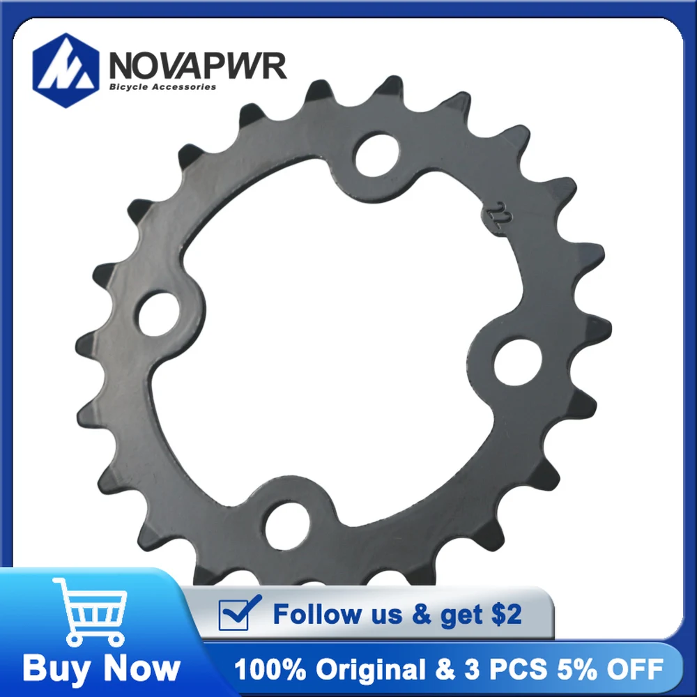 

MTB Crankset Chainring, 10/11 Speed 22-32T, 64/104 BCD, Compatible with SHIMANO SRAM, Durable Bike Parts