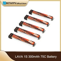 BETAFPV LAVA 1S 300mAh 75C Battery (5PCS/Pack) For Air65 Meteor65 Pro