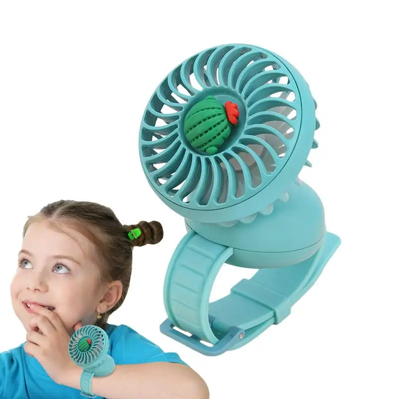 

Summer Mini Cooling Fan Portable Comfortable Strap Outdoor Use Summer Fan Ultra-Quiet Rechargeable Fan Watch Fan Wearable