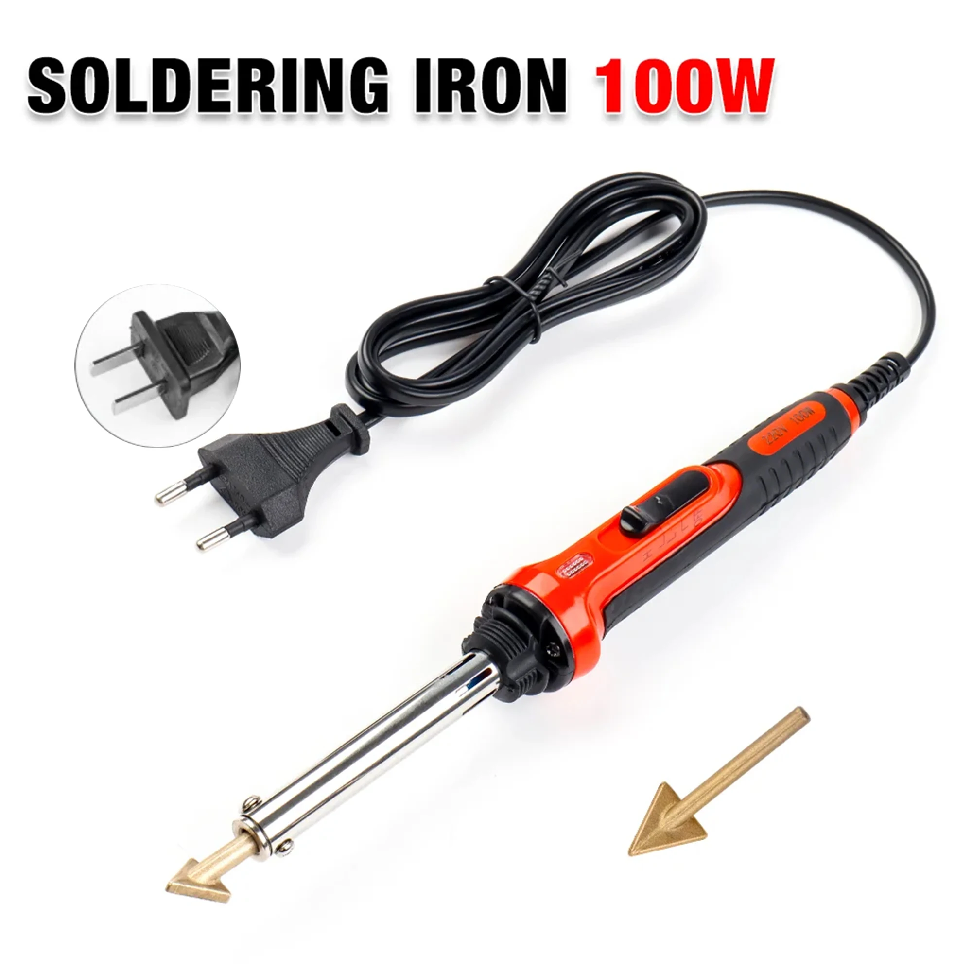 50 W/100 W Thuis Lederen Strijken Tool Crack Reparatie Smoothing Tool Reparatie Plastic Soldeerbout Auto Bumper lasmachine, Gereedschap