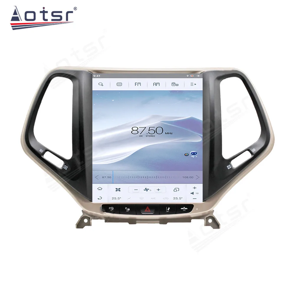 For Jeep Cherokee 5 KL 2014-2018 Android 13 Car Stereo Multimedia Radio Video Player GPS Navi Wireless Carplay Android Auto 4G