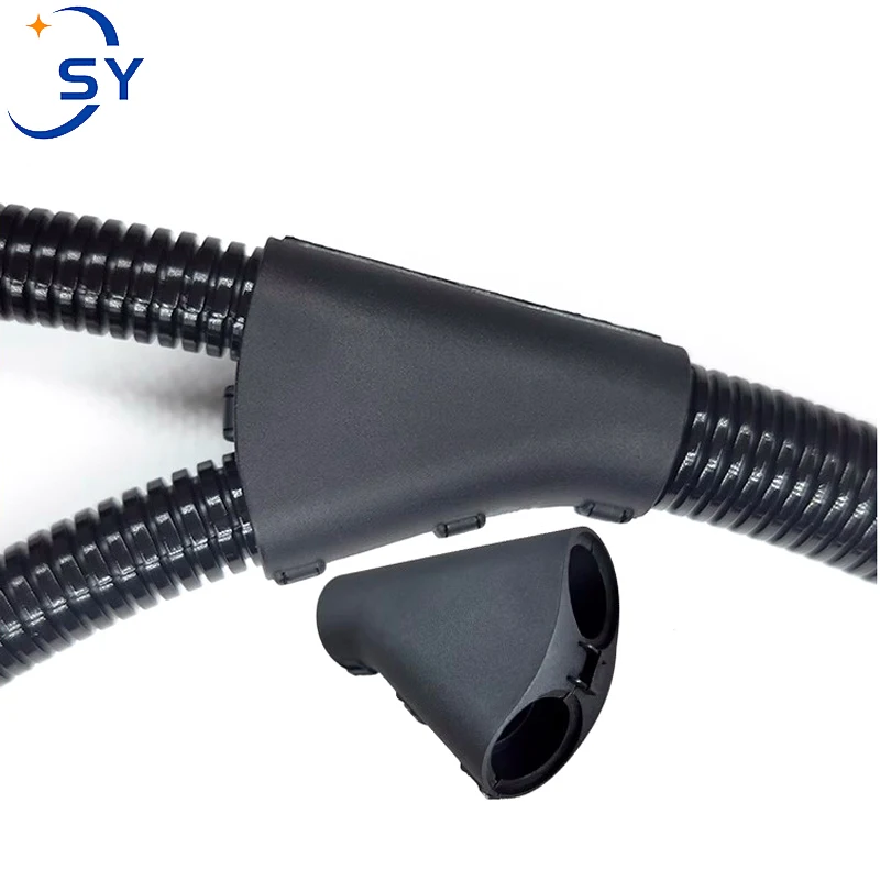 Corrugated Pipe Joint Y-type Connection Clamp Bellows Automatic Wire Speed Joint Equal Diameter PA66 Environmental Protection