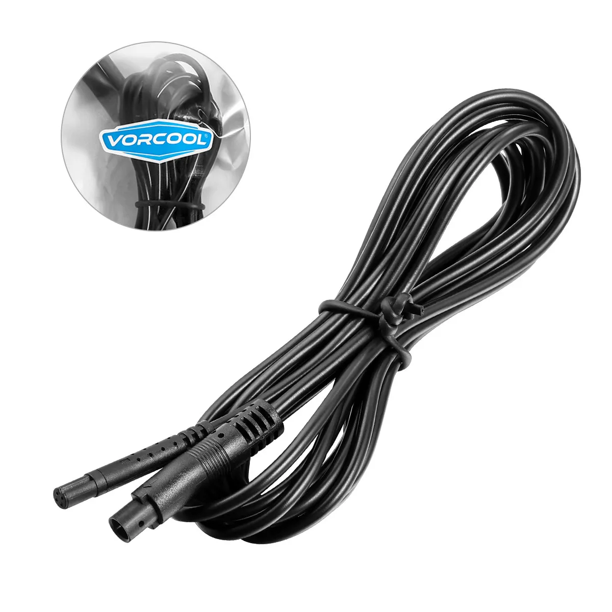 4 Extension for Car Backup Camera 2.5M 4 Pin Rear View Camera Extension Cable 12V 24V Truck Camper Trailer Bus Van Durable Use