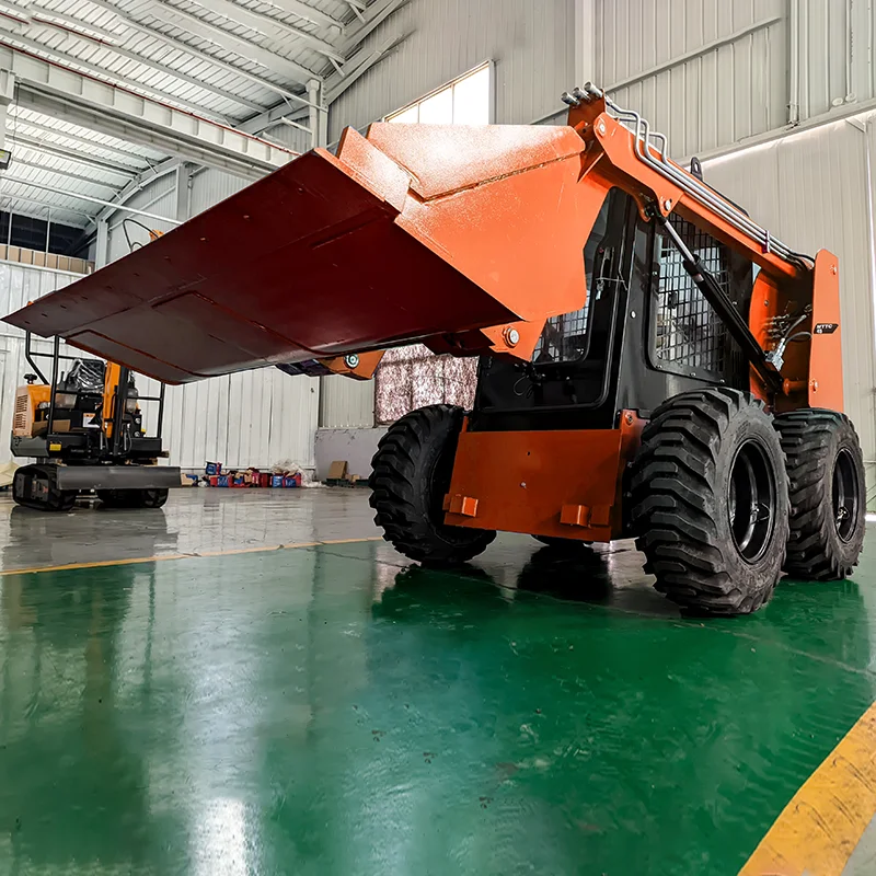 

Customize small skid steer loader that meets CE EPA standards front loader wheeled earthmoving machinery skid steer loader