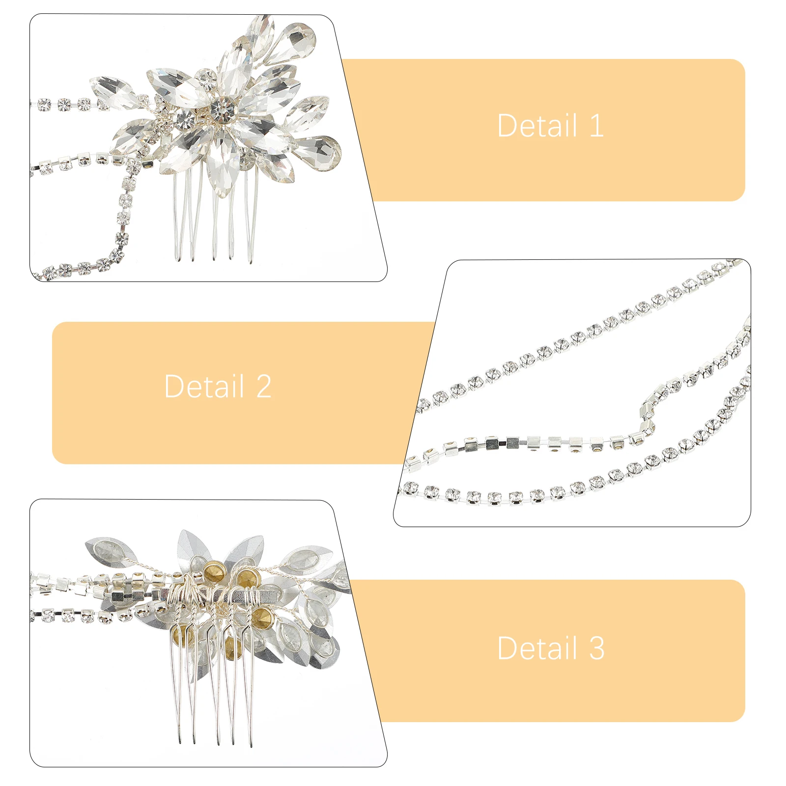 

Rhinestone Hair Comb Bridal Accessories Wedding Decor Bride Headpiece Women Hair Piece High Quality Material Photo Prop Special