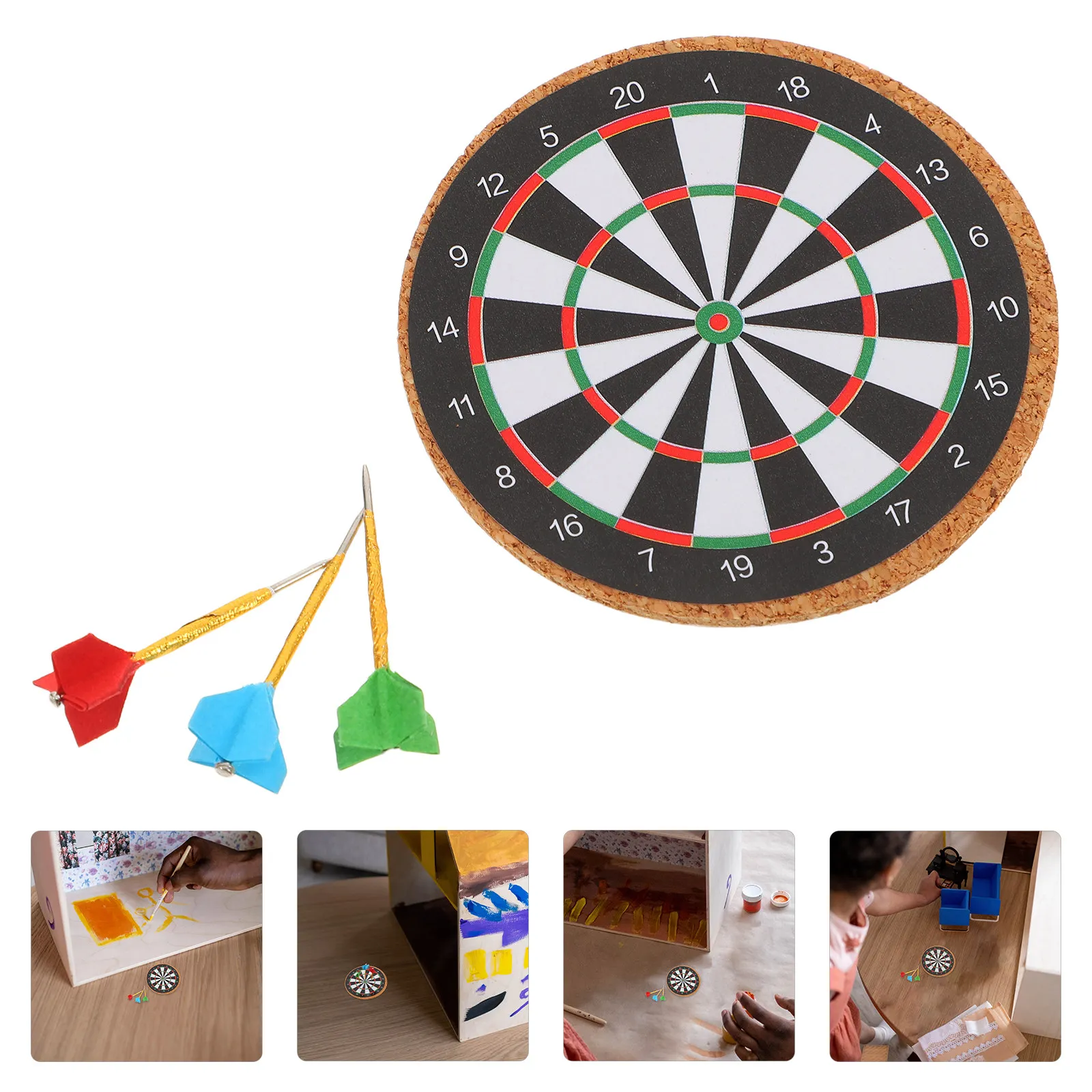 

Набор мини-дартсов для дома и офиса: реалистичный дизайн, стальные наконечники, миниатюрные дротики для развлекательных игр