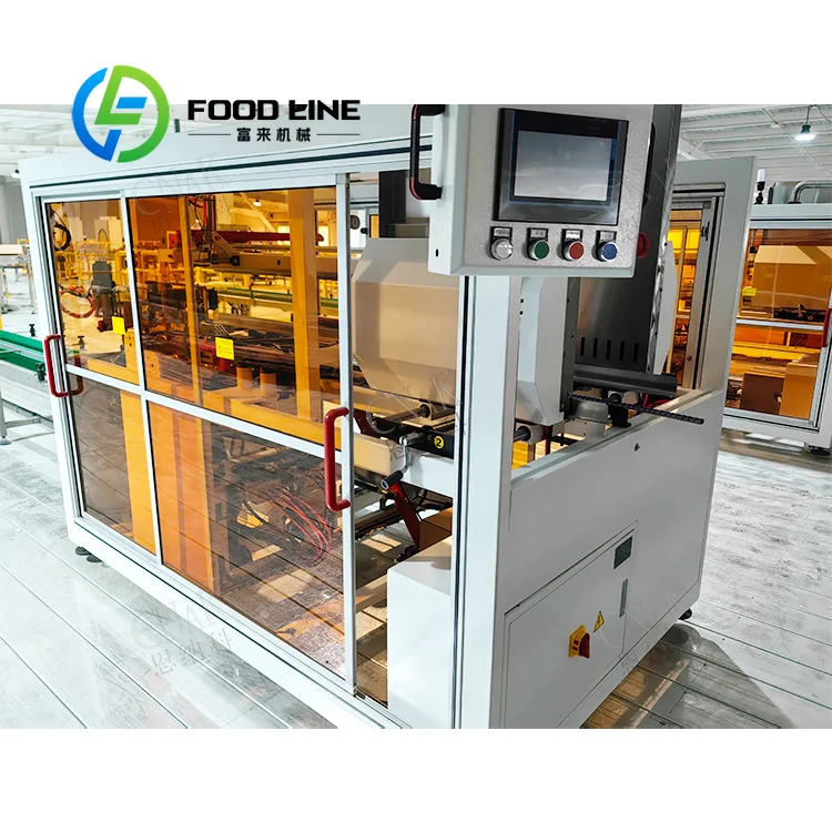 Fully Automatic High Speed Tape Box Case Carton Erector Carton Erector Automatic Flap Carton Seal Machine With Bottom Taping