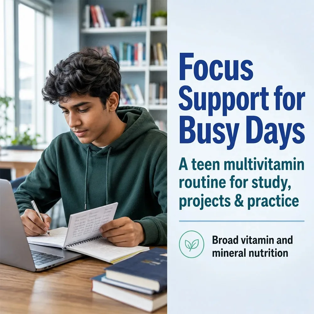 Teen Multivitamin Gummies, Vegan, 60 Count | Supports Immune, Skin, and Tissue Health with Essential Vitamins and Minerals