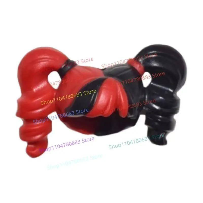 

MOC Building Block Assembly Accessories Girl Colorful Double Ponytail Hair Decorative Ornaments Collection Toys Holiday Gifts.