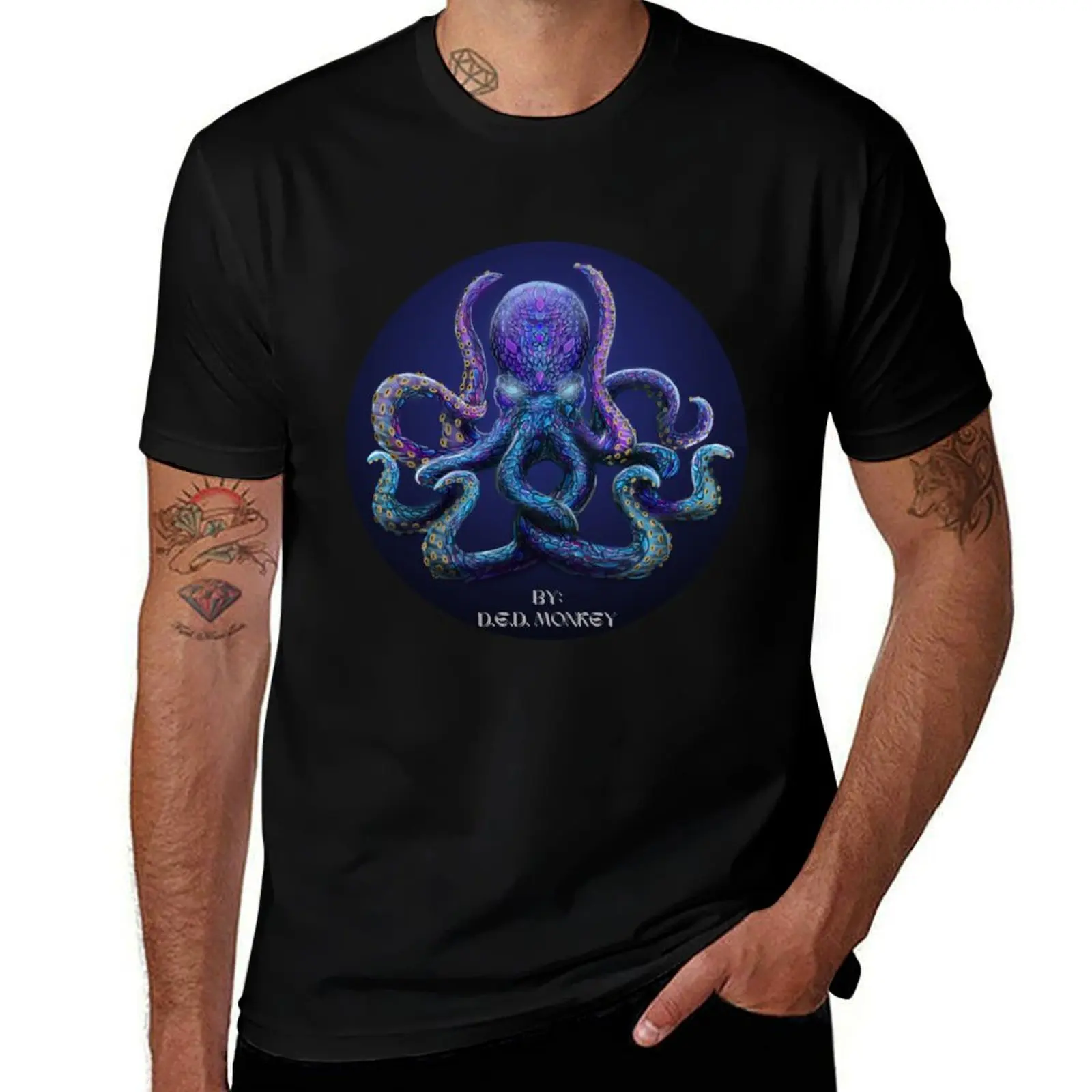 

The Octopus T-Shirt t shirt for man 100 percent cotton T-Shirt