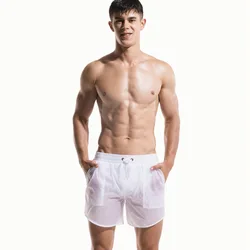 Super Thin Boardshorts Men Beach Board Swim Shorts Swimwear Desmiit Quick Dry Man Bermuda Surf Swimming Trunk Short Bathing Suit