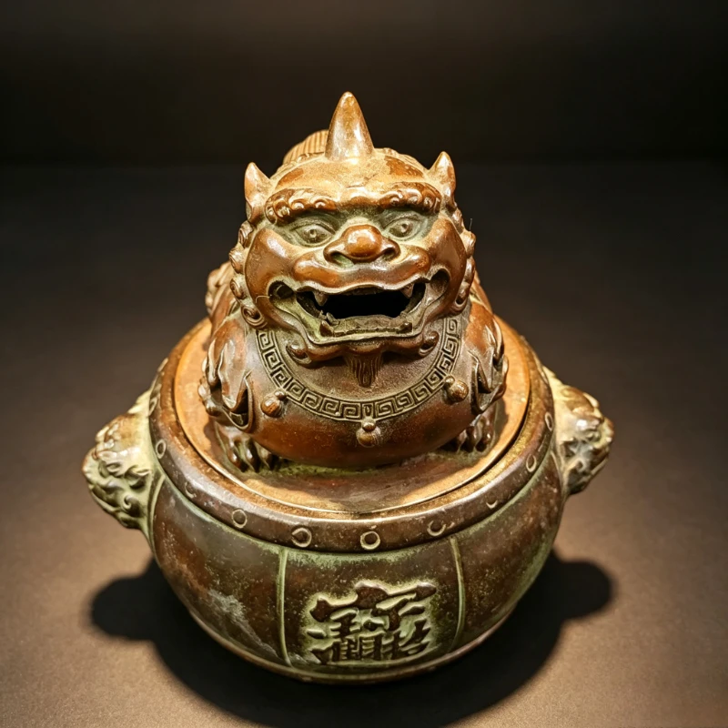Vintage Lucky Mythical Beast Incense Burner Feng Shui Wealth Attracting Mythical Beast Incense Holder Home Decor