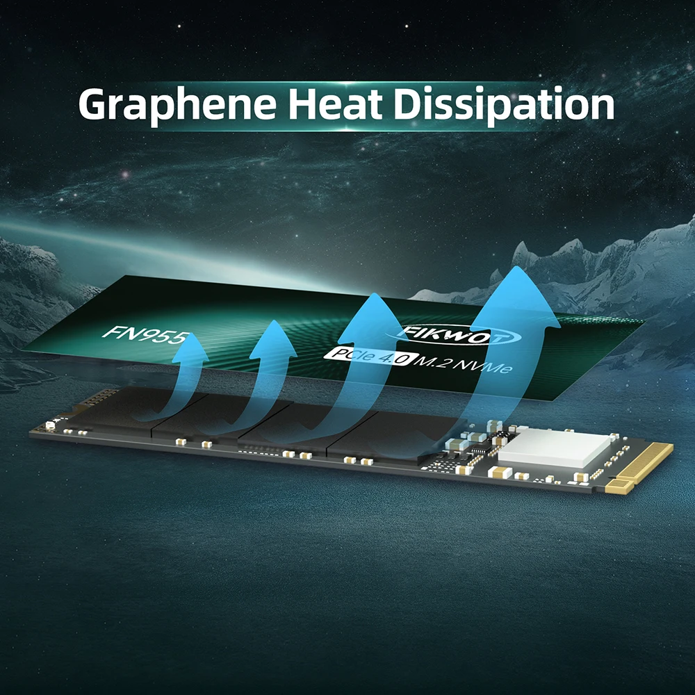 Fikwot FN955 M.2 SSD 4TB 2TB 1TB 7350MB/s PCIe4.0x4 NVMe1.4 M.2