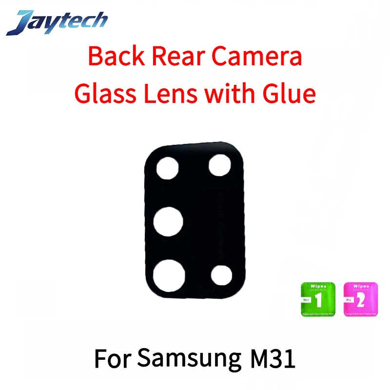 삼성 A42 A50 A70 A51 A52 A72 A52S A75S A54 A80 M01 M12 M21 M30S M31 M32 A01용 후면 카메라 유리 렌즈 2세트