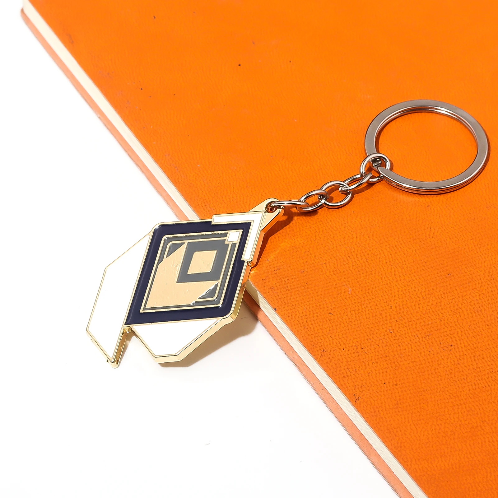 VALORANT Competitive Player's Rank Radiant Enamel Pendant Keychain for Men Women Metal Key Ring Fans Collectible Jewelry Gift view 3