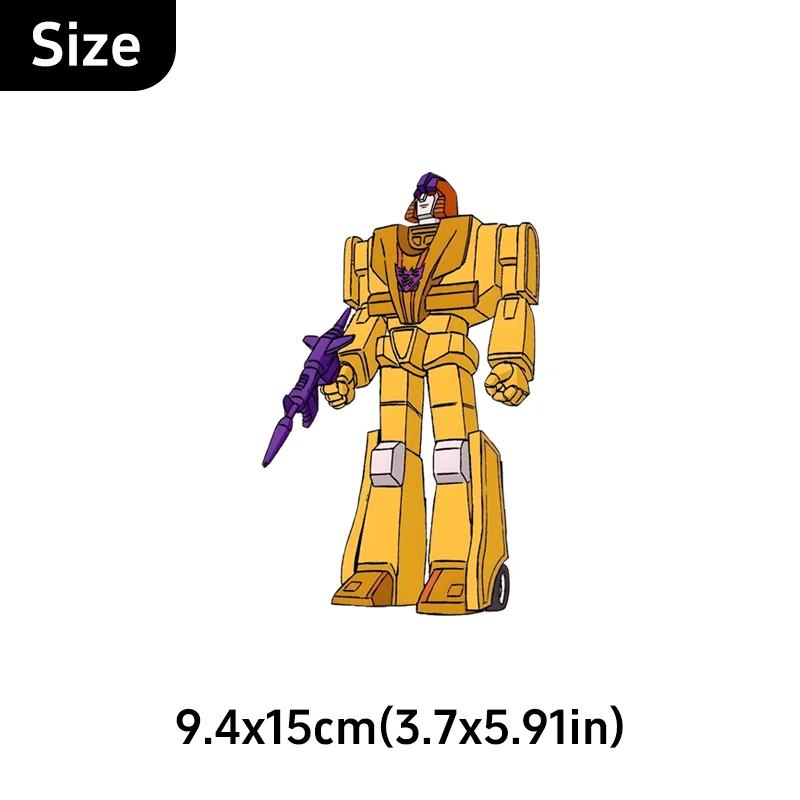 Personality Transformers Car Sticker PVC Waterproof For Triangle Window Bumper Suitcase DIY Decor Small Gift Decal Sticker