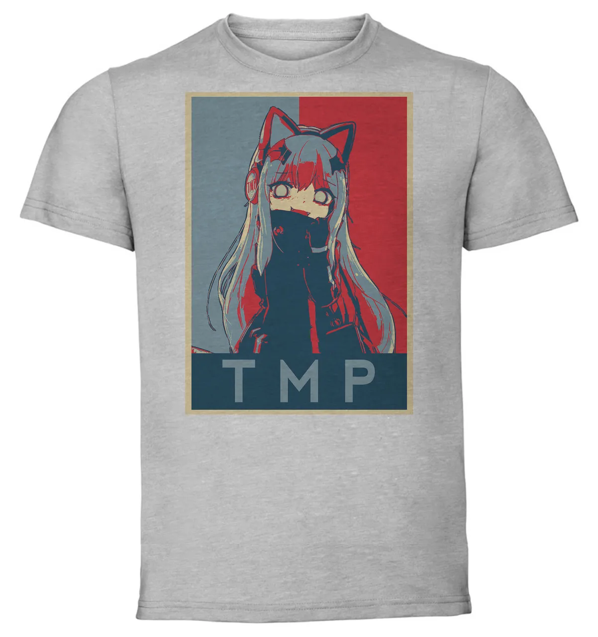 T-Shirt Unisex - Grey - Propaganda - Girls' Frontline Hammann