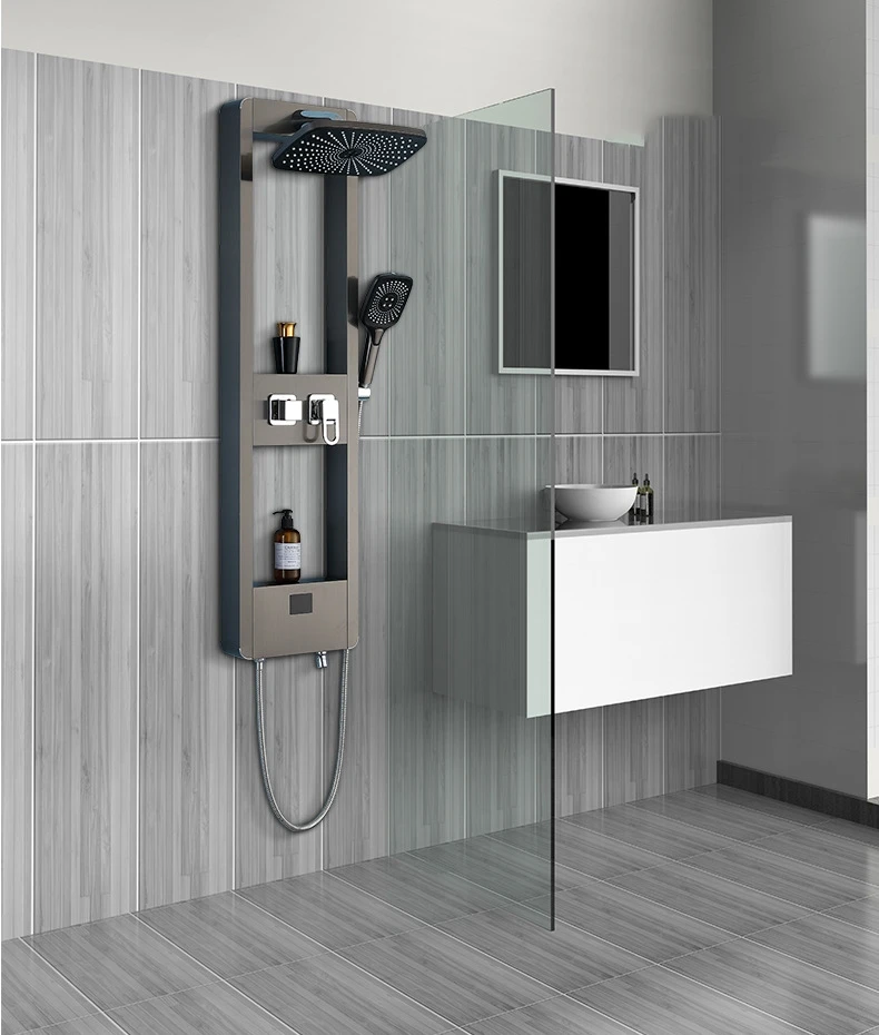 Smart Shower Head Wall Mounted Concealed Shower Set for Bathroom Digital Shower Panel System