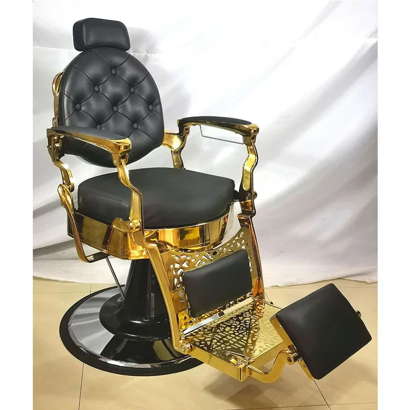 

Barber ChairRetro Hair Salon Men's Oil Head Hair Salon Reclining Shaving , Shop Owner