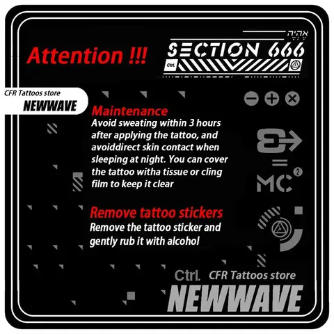 Tillfälliga Tatueringar Fake Tattoo Mörka Taggar Örtjuice Tatueringsklistermärken Arm Mage Vattentät Sexiga Heta Tjejer Goth Cool Stuff Konst 10 best sales örttatuering - №5