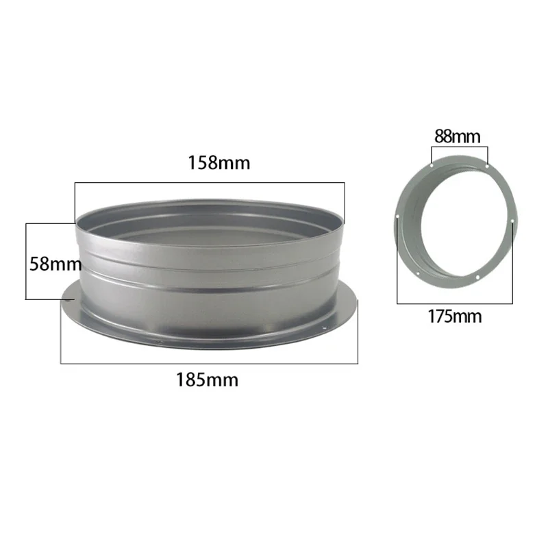 

Вентиляционная труба Вытяжка Фланец Кухня Эффективное решение для циркуляции воздуха Кухонная вытяжная система