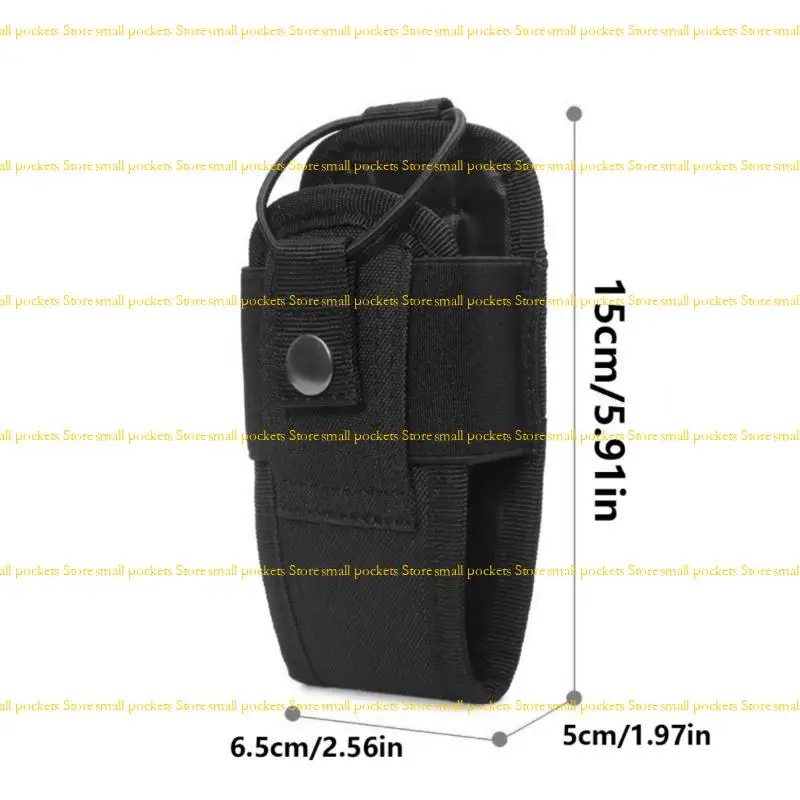 حقيبة حمل متينة R1WD حقيبة راديو تكتيكية حقيبة خصر متعددة الاستخدامات حافظة حامل حقيبة خصر محمولة عالمية