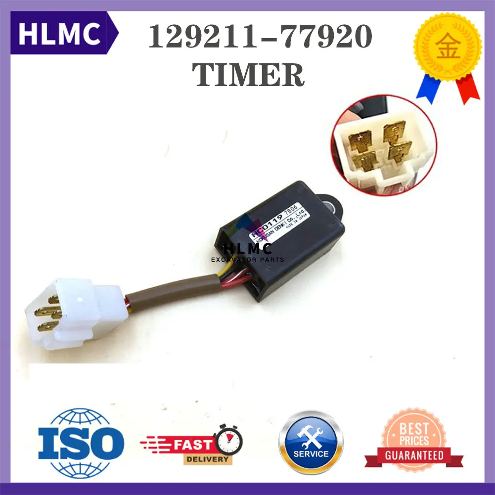 

ЧАСТИ ЭКСКАВАТОРА 3TNV88 3TNV76 3TNV76-HGE 4TNV94 4TNV98 Разъем клапана отсечки масла Таймер HC0119 129211 -77920 Реле ГРМ 537-00071