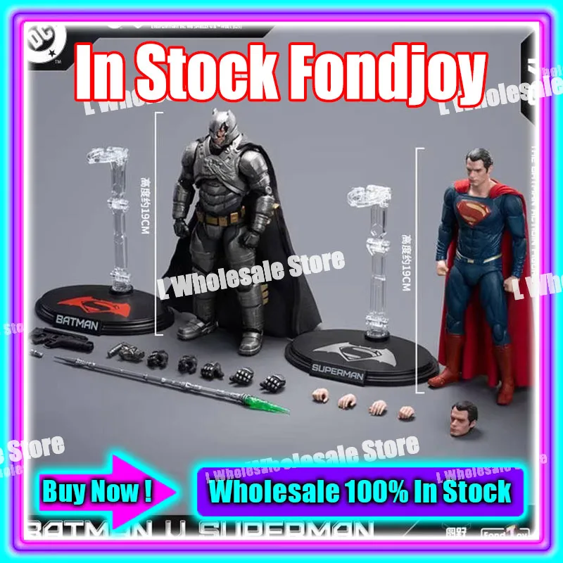 

Fondjoy Bvs Figure Set Armored Batman Battle Damaged Superman Action Figure 1/9 Batman V Superman Dawn Of Justice Dc Toys