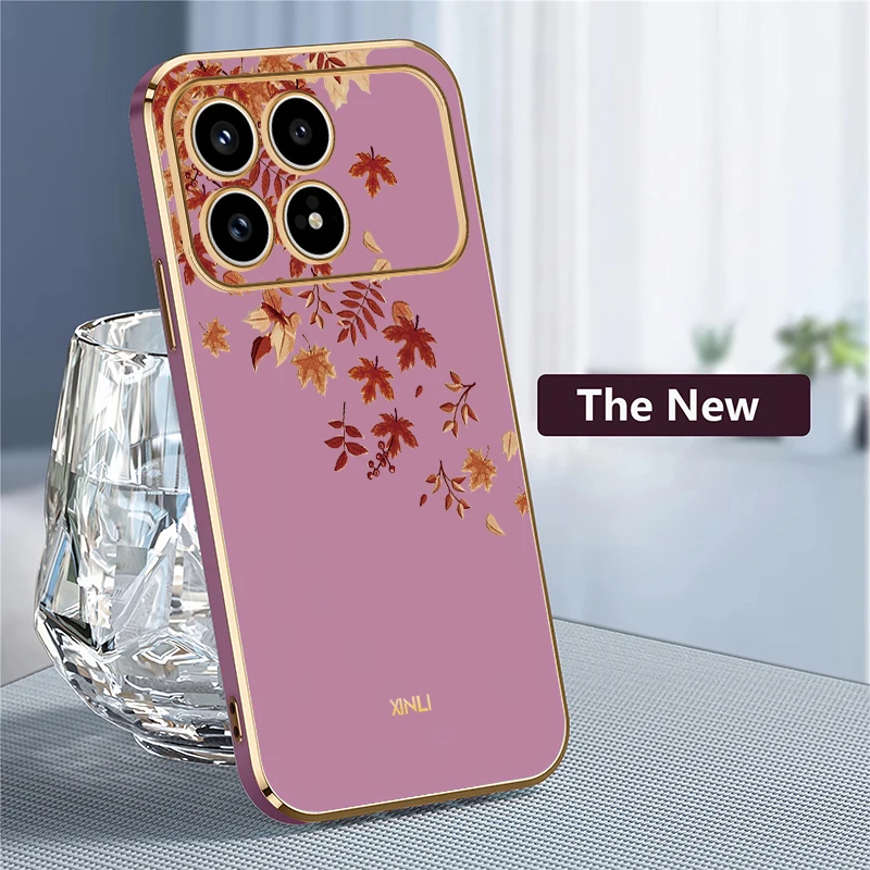 الخريف يترك نمط جراب هاتف ل Xiaomi Redmi K90 برو ماكس K90 K 90 للصدمات تصفيح لينة سيليكون غطاء حماية من البولي يوريثان #4