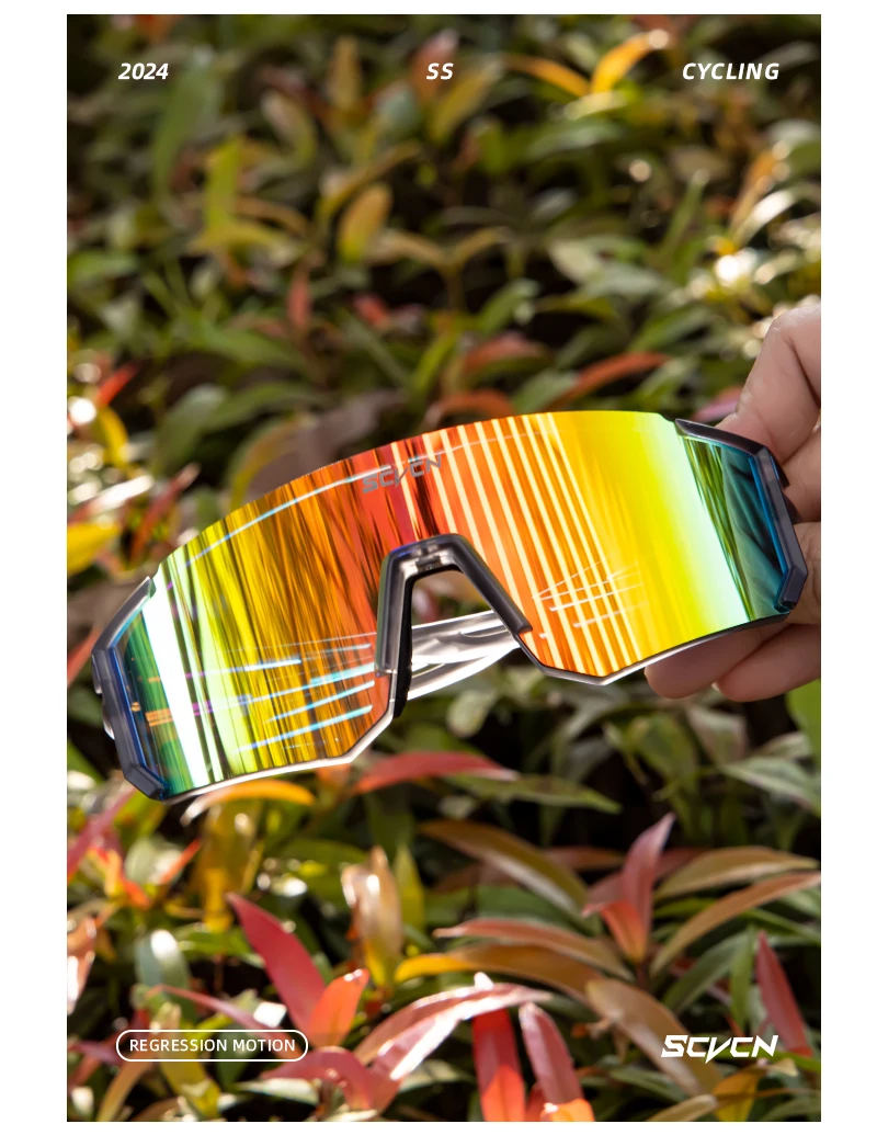 SCVCN Radfahren Brille Fahrrad Sonnenbrille Männer UV400 Brillen Sport MTB Outdoor Brille Fahrrad Frauen Sonnenbrille Multi Farbe Reiten – Detail 11