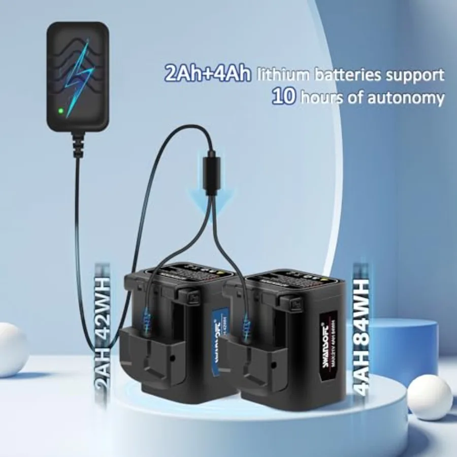 مقصات التقليم الكهربائية اللاسلكية لصيانة الحدائق مع قطر القطع 1.57 بوصة 1050 وات مقلم فرع شجرة يعمل بالبطارية