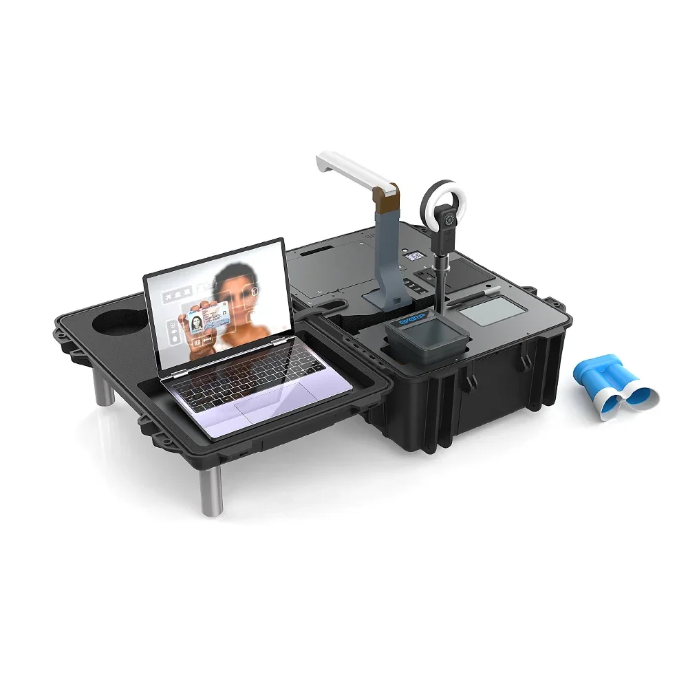 ID Registration Center with Web Cam and LES Fingerprint Scnaner for Voter Registration and Driver License