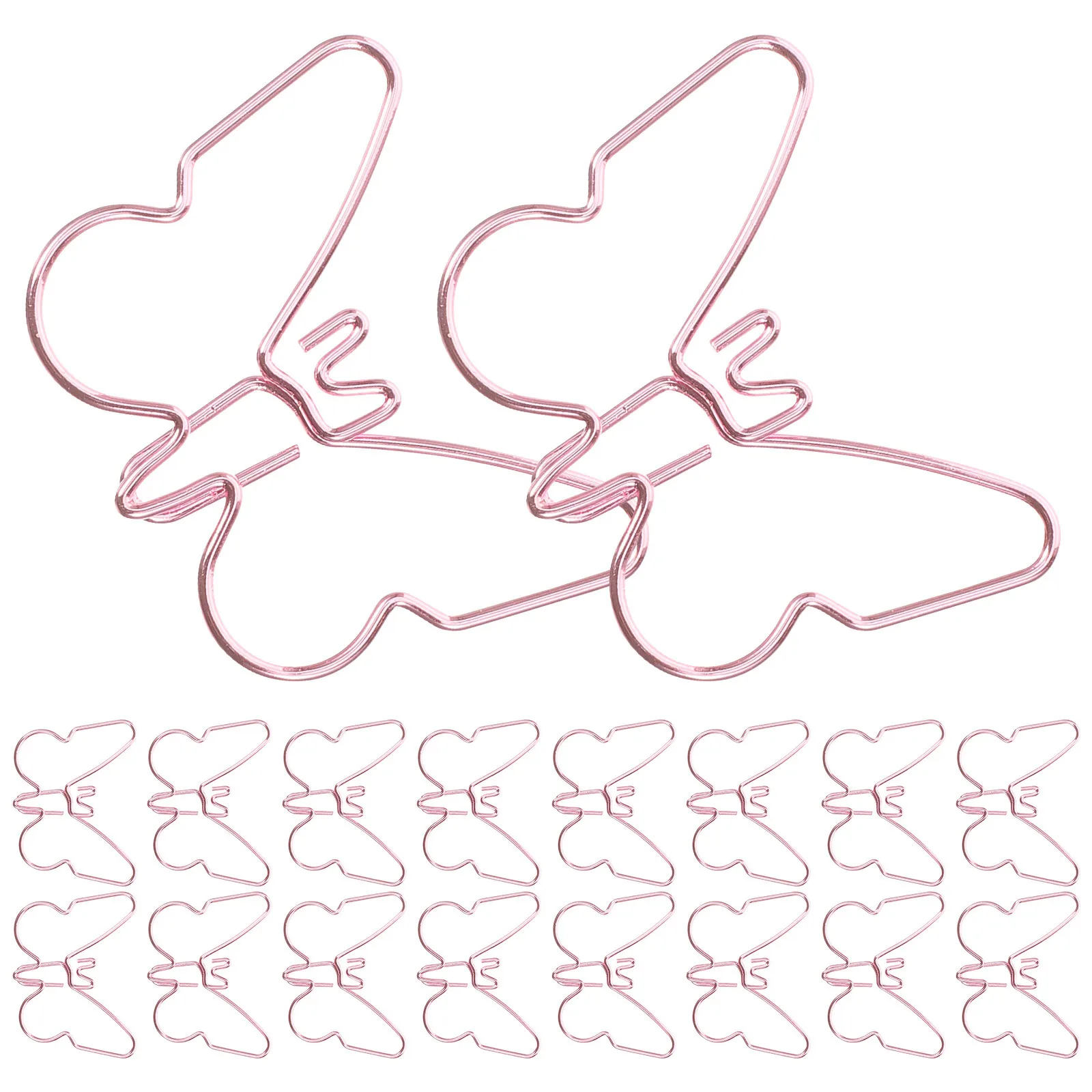 

18Pcs Unique Paper Clips Metal Small Clips for Organizing Files Notebooks Letters Bookmarks Creative Office Stationery Gift