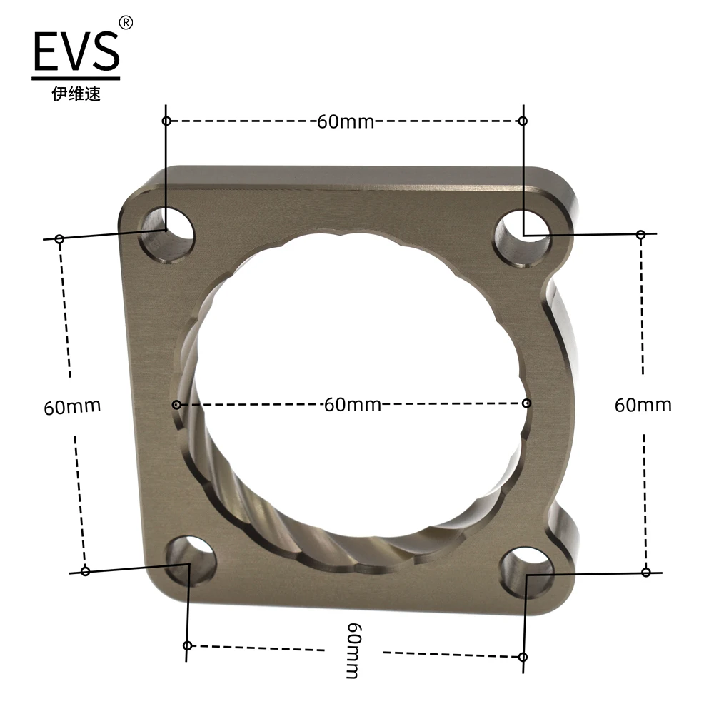 Throttle Body Spacer For Landrover Evoque Discovery Sport 2.0T 204PT Engine Al Alloy Throttle Vortex Intake Gasket Accessories