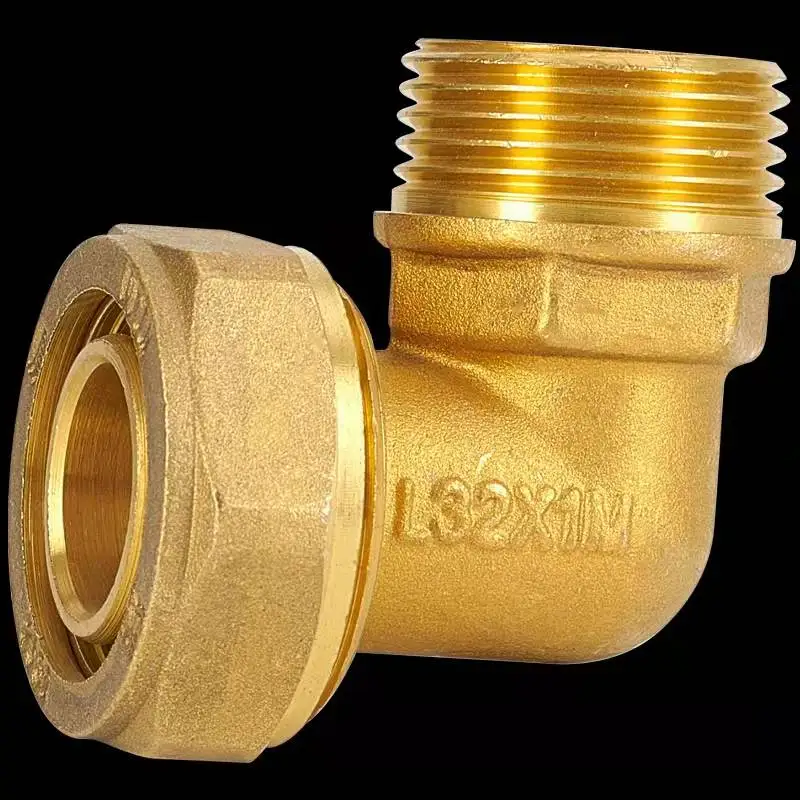 Aluminum-plastic tube outer tooth elbow1/2 3/4 1 inch 2 aluminum-plastic tube card sleeve elbow pipe fittings