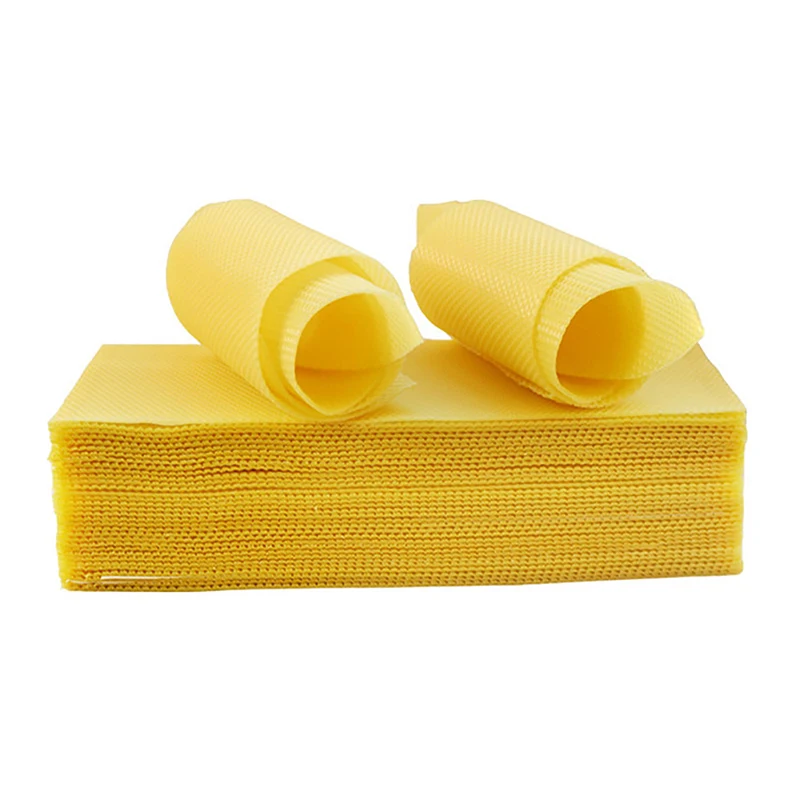 10Pcs Bee Wax Foundation Bee Hive Wax Frames Bas Sheets Bee Comb Honey Frame Beeswax Sheets Beekeeper Equipment DIY Supplies