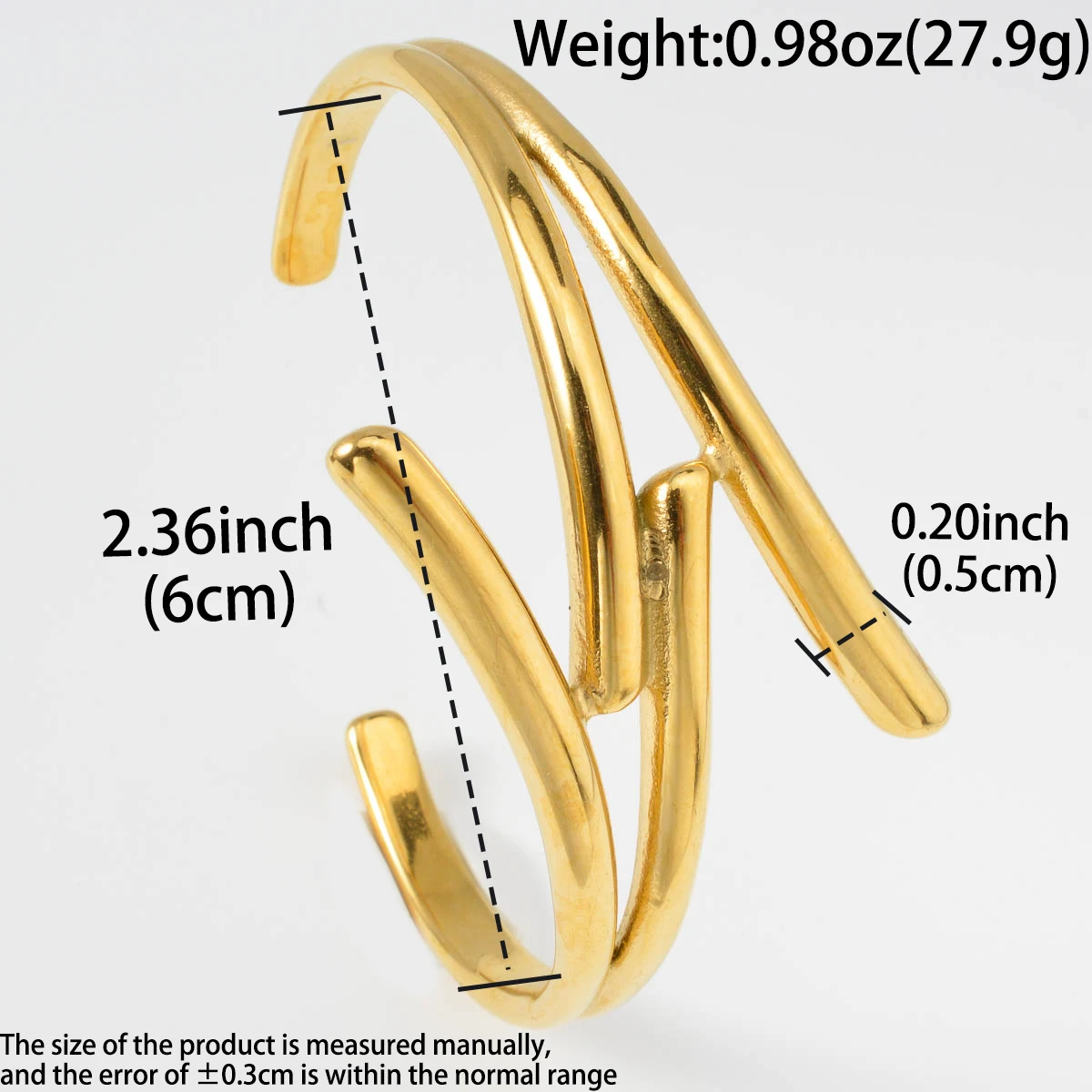 غير النظامية هندسية الفولاذ المقاوم للصدأ سوار تصميم شخصي تفريغ الكفة الإسورة اليد مجوهرات اكسسوارات الرجال النساء