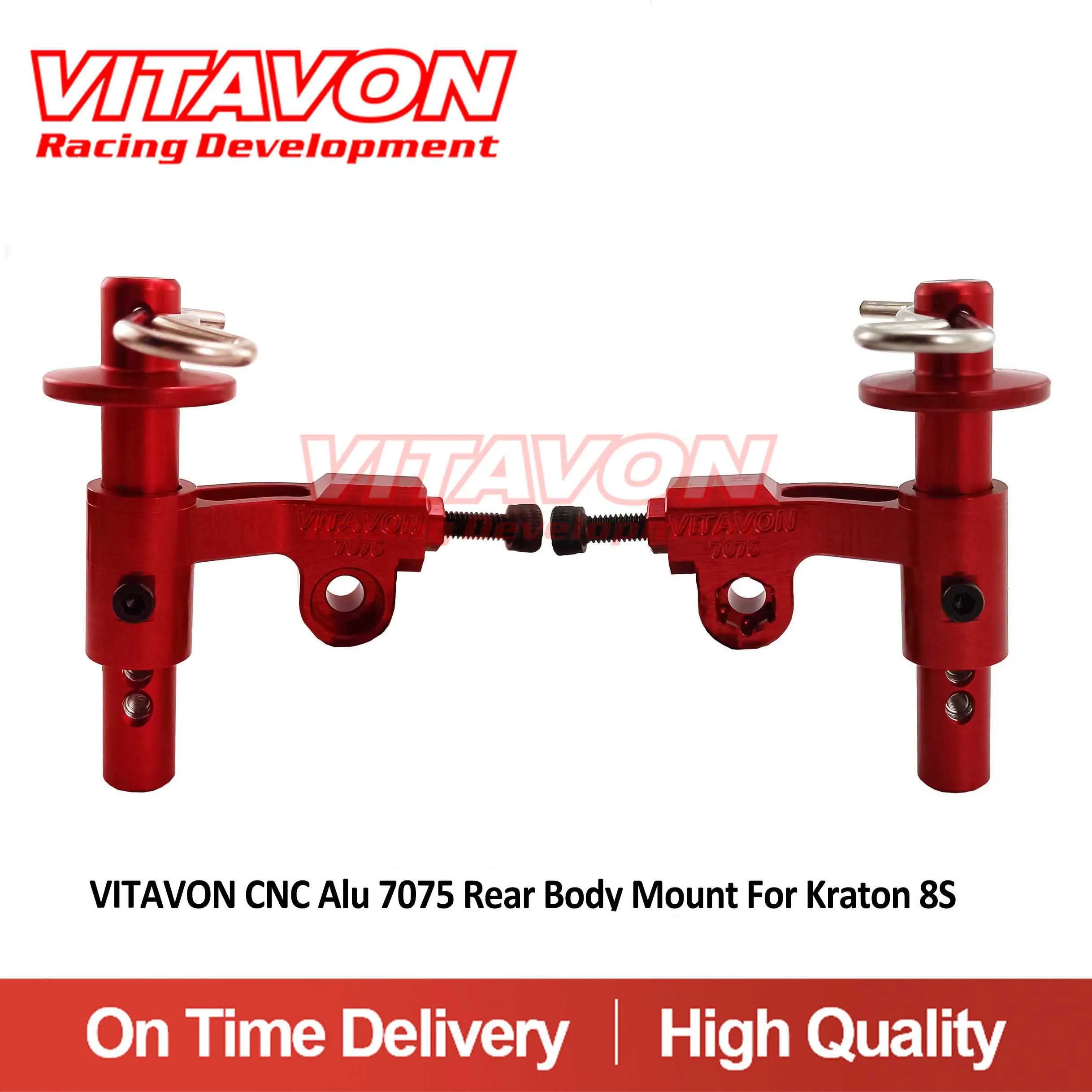 VITAVON CNC Alu 7075 حامل الجسم الخلفي لـ Kraton 8S 1/5