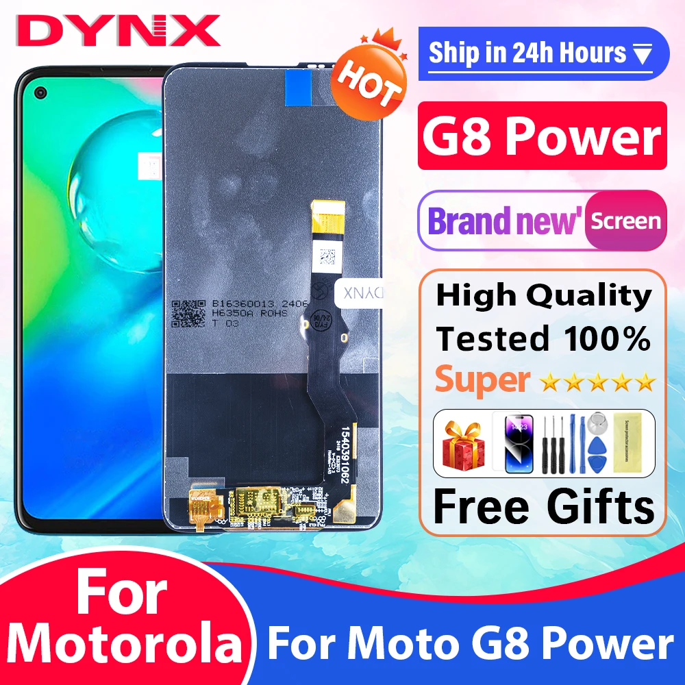 

100% протестирован для Motorola Moto G8 Power LCD XT2041 XT2041-3 LCD сенсорный экран в сборе для Moto G8Power LCD