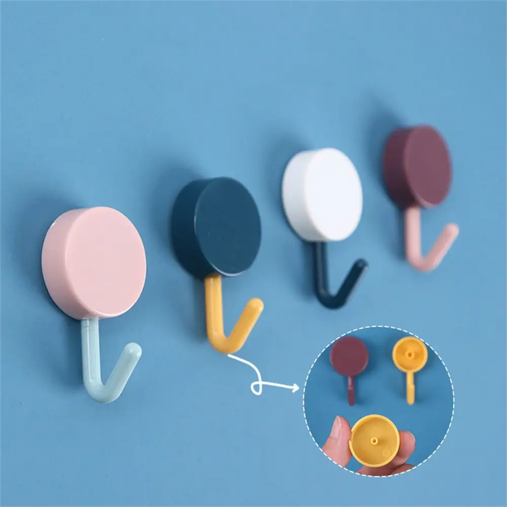 Household Door Hook Storage Rack Free Punching Clasps Hooks Clothes Hanger Self-adhesive Clothes Wall Hook