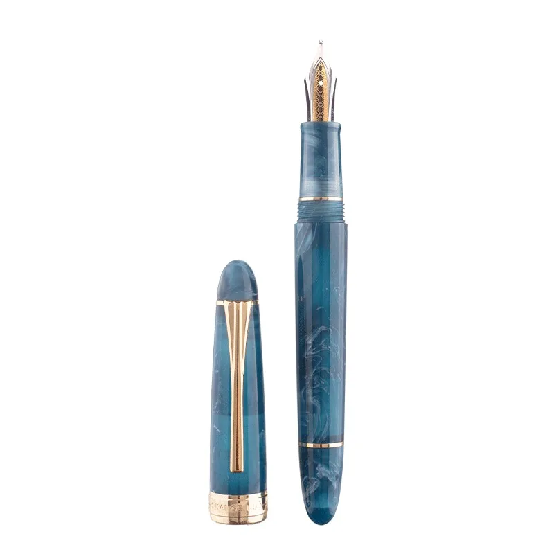 kaigelu torpedo caneta tinteiro tinta caneta para exercicio material de escritorio azul ef f m faca longa 038 mm 05 mm 07 mm alta qualidade novo 01