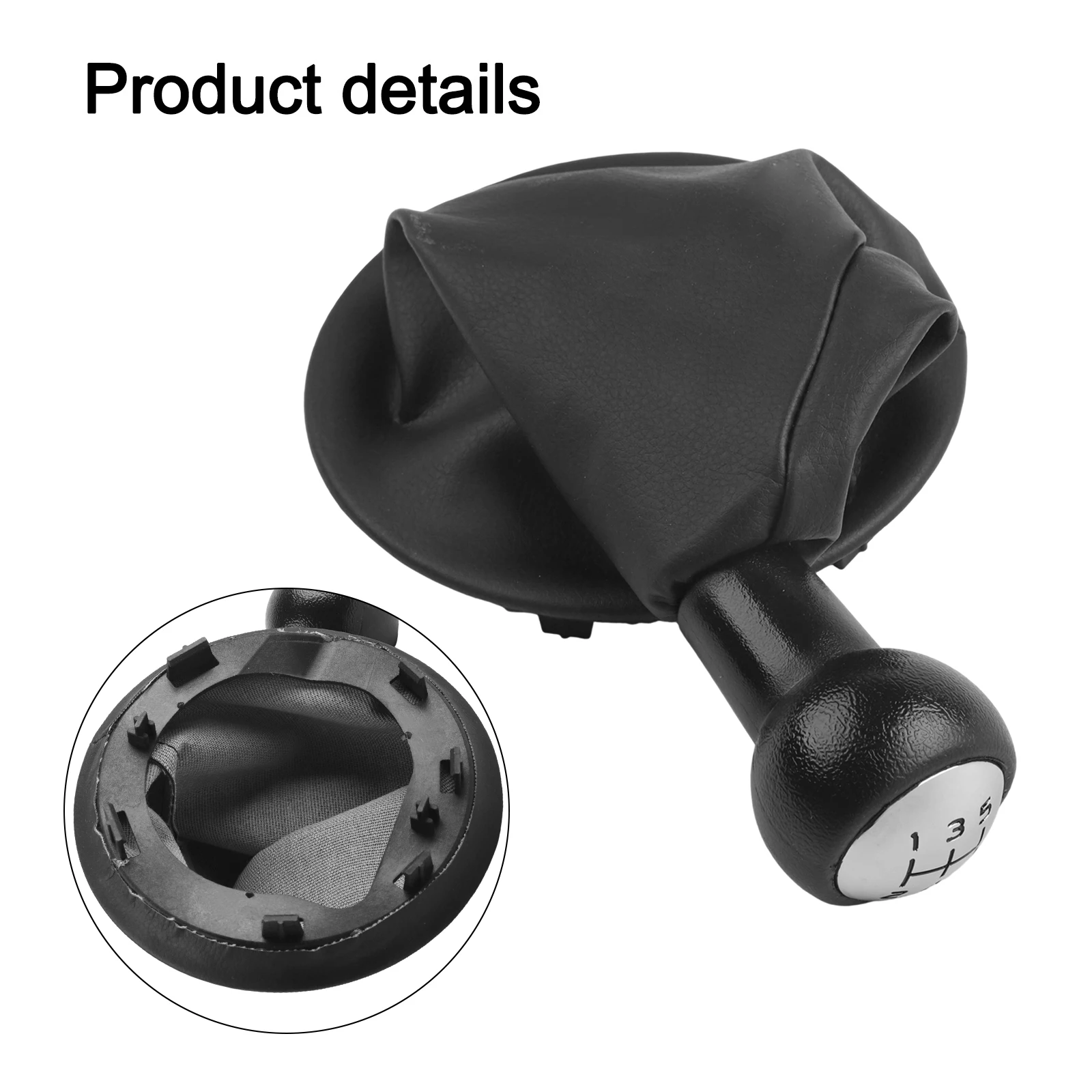 

Car Interior Upgrade Car Shift Knob As Shown In The Figure Leather Gaiter Cover OEM Number Not Applicable For C3 For C4 For 207