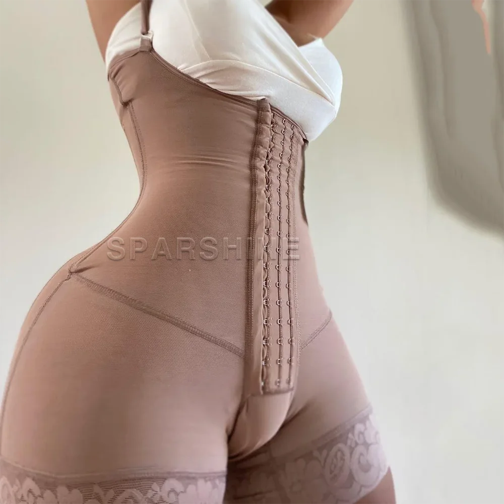 Fajas Waist Trainer Slimming Body Shaper Hook-Eye Front Closure Corset Women Abdomen Control Butt Lifter Flat Belly Shapewear