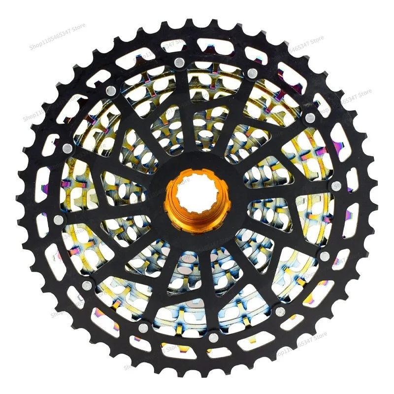 For Aluminum Alloy, Lightweight, Colorful, Mountain Bike Cassette Flywheel 11/12 Speed 10-46T10-51T