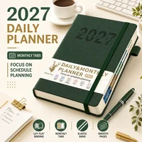 2027 Planning Notebook A5 English Planners Elastic Strap Designs Thicken Agenda Notepad Calendar Schedual 160 Sheets Page 320