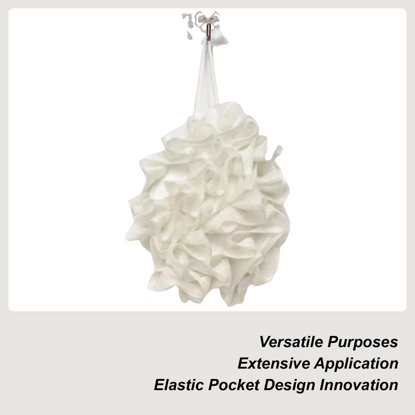 

Люфа для женщин, скруббер для душа для тела, нежный глубоко очищающий скруббер для мытья с мешочком для мыла, быстросохнущая чистка