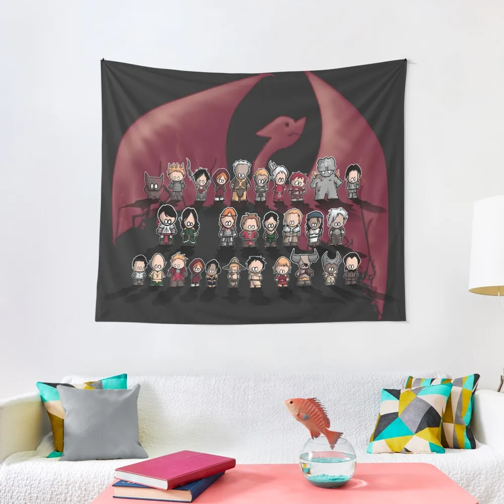 

Dragon age trilogy Tapestry Room Decor Wall Hanging Wall Decorative Wall Murals Tapestry